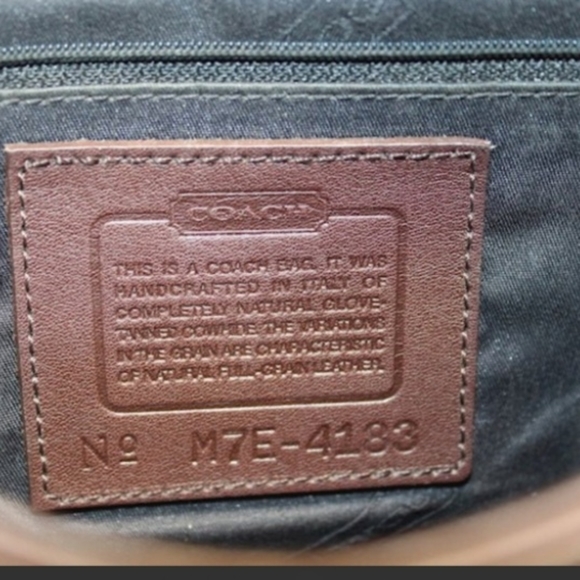 💜 COACH MENS CROSSBODY LEATHER MESSENGER BAG - Picture 4 of 7